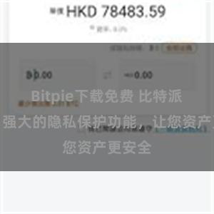 Bitpie下载免费 比特派钱包：强大的隐私保护功能，让您资产更安全