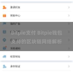 Bitpie支付 Bitpie钱包支持的区块链网络解析