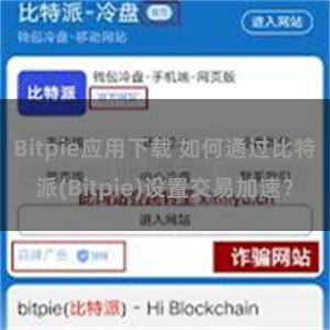 Bitpie应用下载 如何通过比特派(Bitpie)设置交易加速？