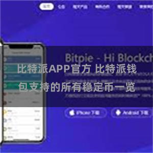 比特派APP官方 比特派钱包支持的所有稳定币一览