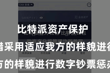 比特派资产保护  用户不错采用适应我方的样貌进行数字钞票惩办